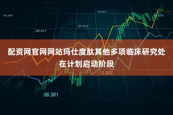 配资网官网网站玛仕度肽其他多项临床研究处在计划启动阶段